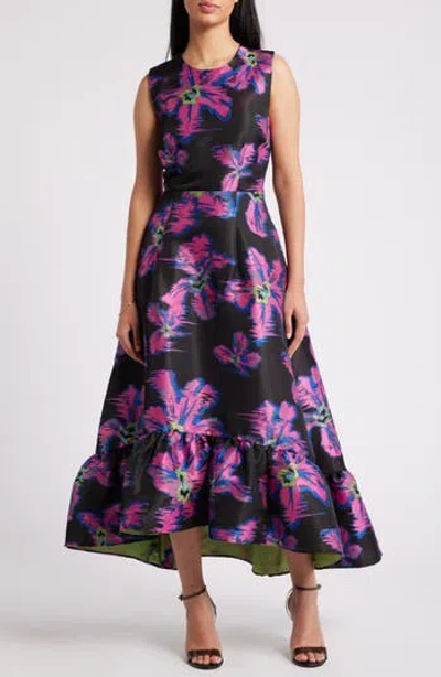 Chelsea28 Floral Jacquard A-line Dress