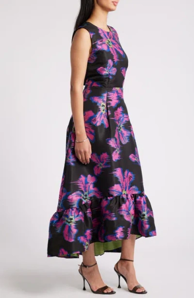 Chelsea28 Floral Jacquard A-line Dress