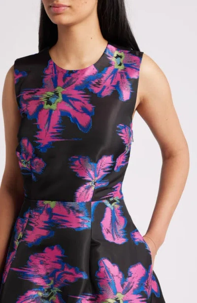Chelsea28 Floral Jacquard A-line Dress