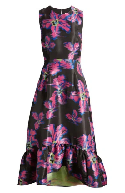 Chelsea28 Floral Jacquard A-line Dress