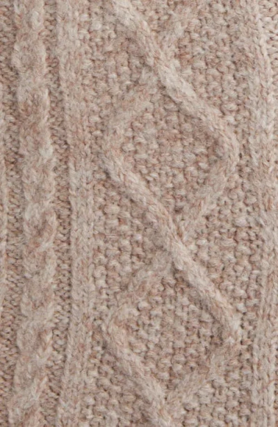 Topshop Cable Crop Cardigan