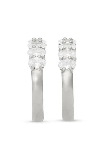 Nordstrom Set Of 2 Oval Cubic Zirconia Bands