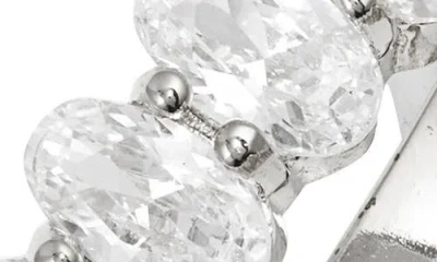 Nordstrom Set Of 2 Oval Cubic Zirconia Bands