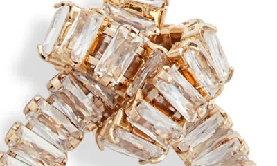 Nordstrom Cubic Zirconia Baguette Knot Linear Earrings