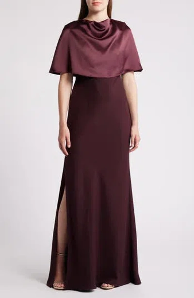 Amsale Cape Gown