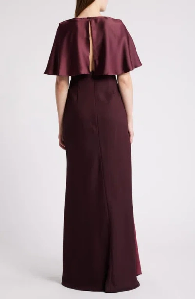 Amsale Cape Gown