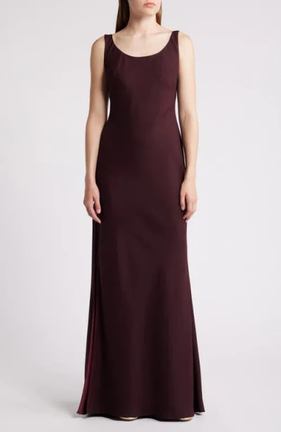 Amsale Cape Gown