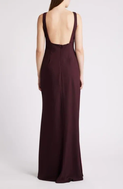 Amsale Cape Gown