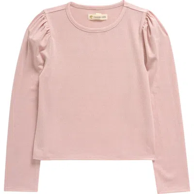Tucker + Tate Kids' Metallic Long Sleeve T-shirt In Pink