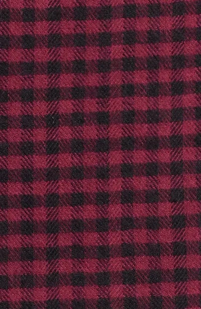 Nordstrom Trim Fit Plaid Flannel Button-down Shirt In Red