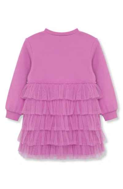 Habitual Girls' Tiered Ruffle Dress - Little Kid In Purple