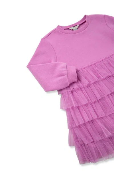 Habitual Girls' Tiered Ruffle Dress - Little Kid In Purple