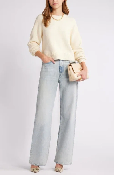Open Edit Boxy Crewneck Sweater