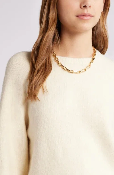 Open Edit Boxy Crewneck Sweater