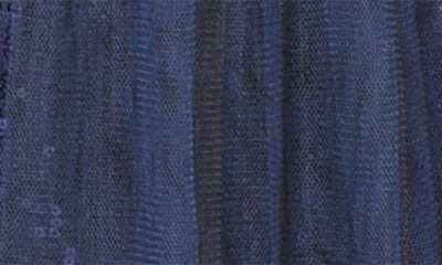 Hannah Banana Kids' Sequin Walk Through Romper In Blue