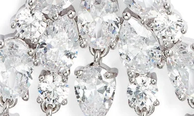 Nordstrom Cubic Zirconia Cascading Fringe Drop Earrings