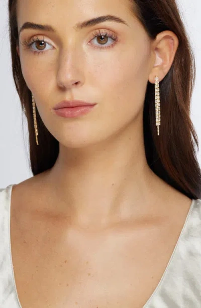 Nordstrom Cubic Zirconia Linear Drop Earrings