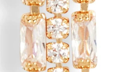 Nordstrom Cubic Zirconia Linear Drop Earrings