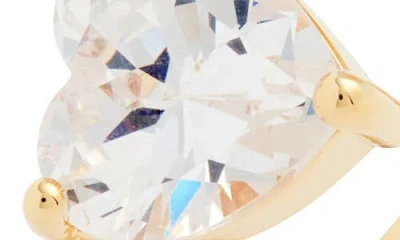Nordstrom Demi Fine Heart & Freshwater Pearl Open Ring