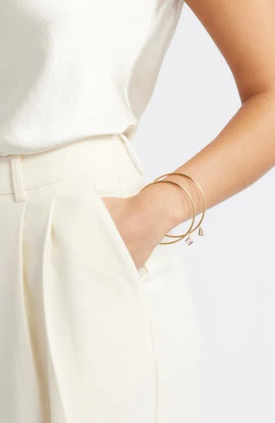 Nordstrom Demi Fine Set Of 3 Charm Bangle Bracelets