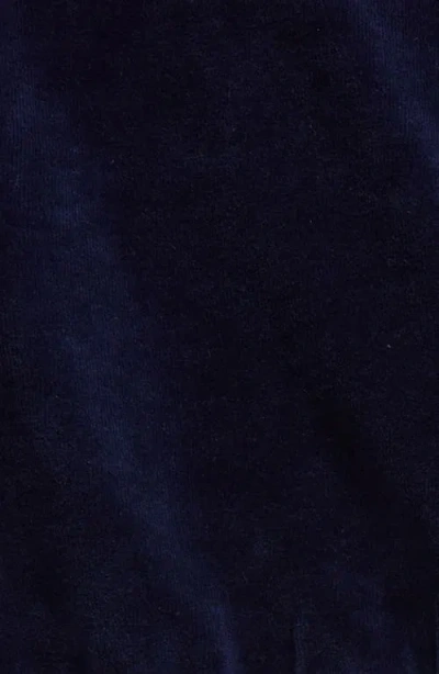 Nordstrom Velour Top & Joggers Set In Blue