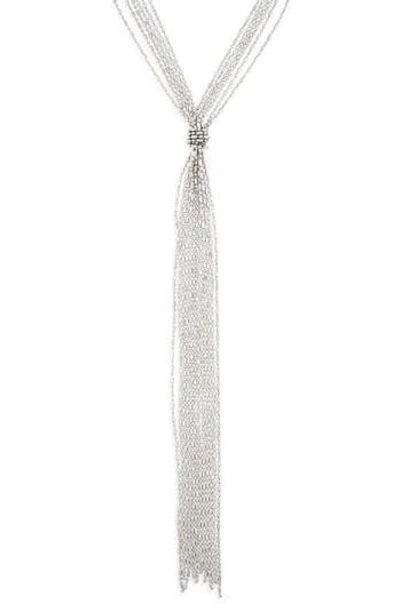 Nordstrom Multistrand Bead Chain Y-necklace