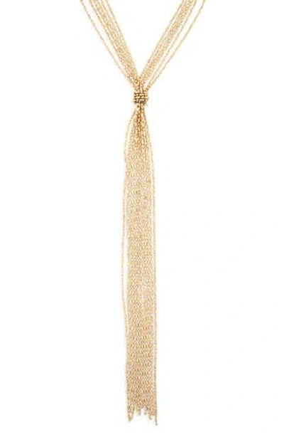 Nordstrom Multistrand Bead Chain Y-necklace