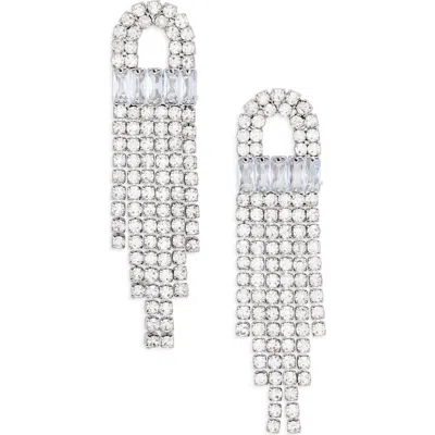 Nordstrom Ached Baguette Crystal Drop Earrings