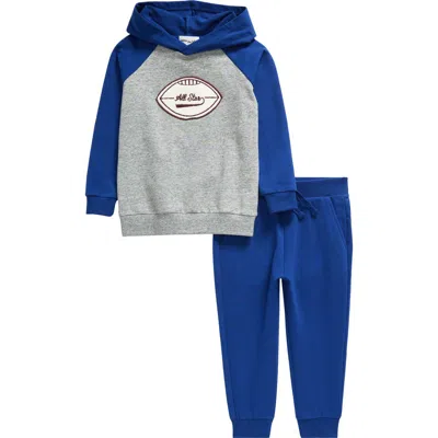 Miles The Label All Star Pullover Hoodie & Joggers Set In Blue