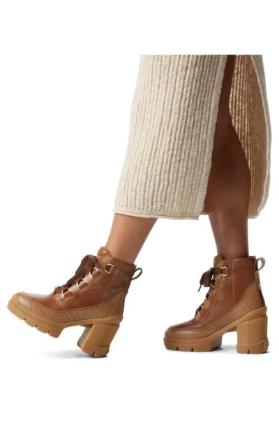 Sorel Caribou X Waterproof Lace-up Block Heel Bootie