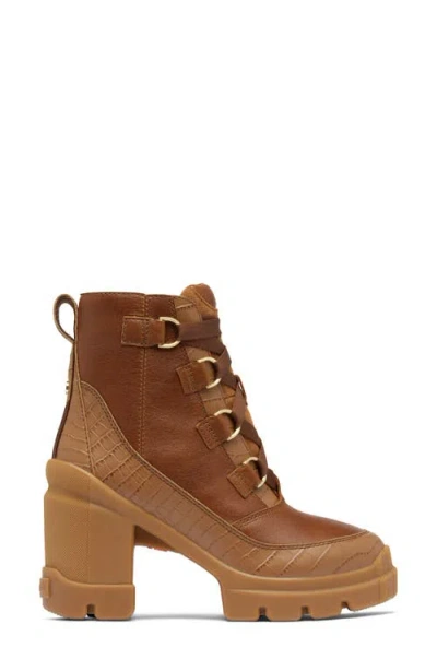 Sorel Caribou X Waterproof Lace-up Block Heel Bootie