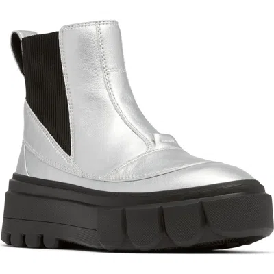 Sorel Caribou Leather Winter Chelsea Booties