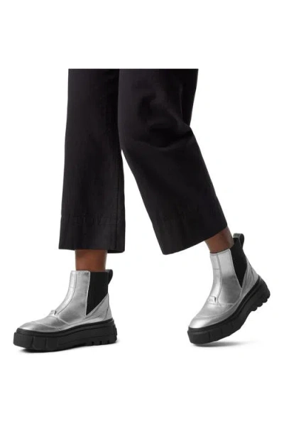 Sorel Caribou Leather Winter Chelsea Booties