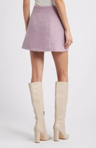 Open Edit Tweed Miniskirt