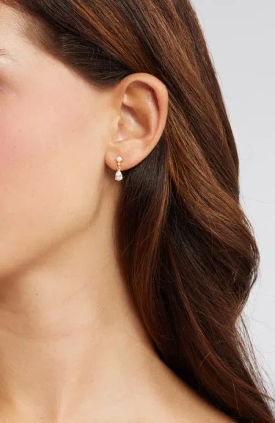 Nordstrom Faux Pearl & Cubic Zirconia Earrings