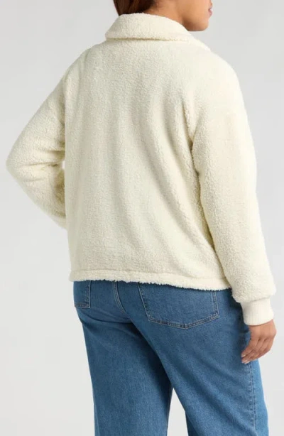 Caslon ® Brushed Fleece Jacket