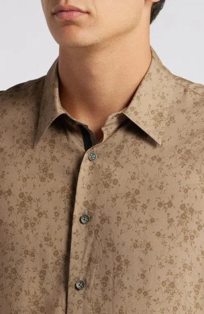 Rag & Bone Dalton Floral Short Sleeve Button-up Shirt