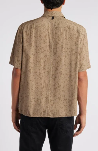Rag & Bone Dalton Floral Short Sleeve Button-up Shirt