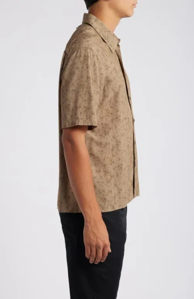 Rag & Bone Dalton Floral Short Sleeve Button-up Shirt