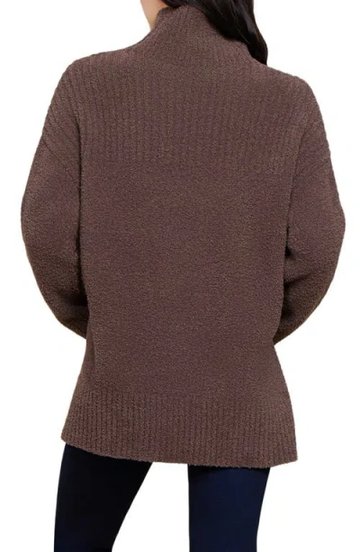 Barefoot Dreams Cozychic High-low Turtleneck Pullover