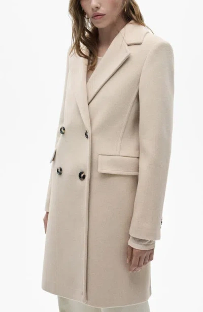 Mango Double Breasted Longline Coat