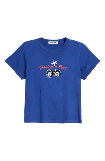 Daydreamer Having A Ball Cotton Graphic T-shirt