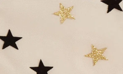 Pippa & Julie Kids' Star Ruffle Fit & Flare Party Dress In Neutral