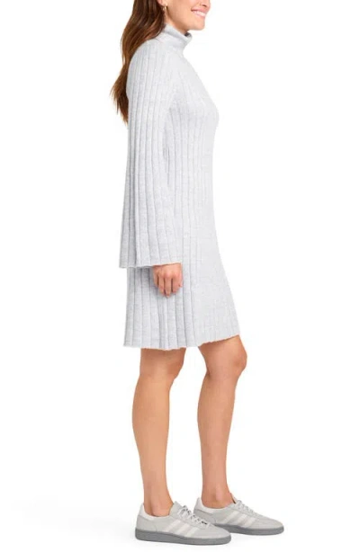 Splendid Merideth Turtleneck Long Sleeve Rib Sweater Dress
