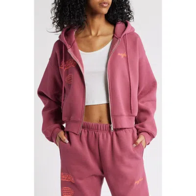 The Mayfair Group Find The Beauty Graphic Zip-up Hoodie
