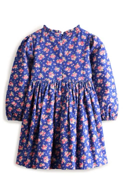 Mini Boden Cord Appliqué Dressbluejay Weather Girls Boden In Blue