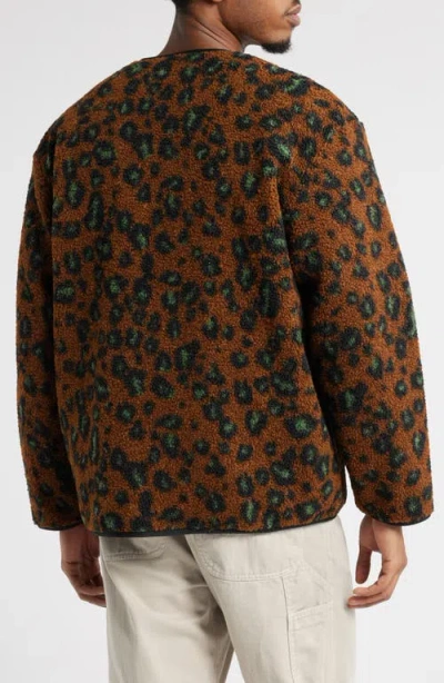 Carhartt Work In Progress Devin Fleece Liner Jacket In Brown