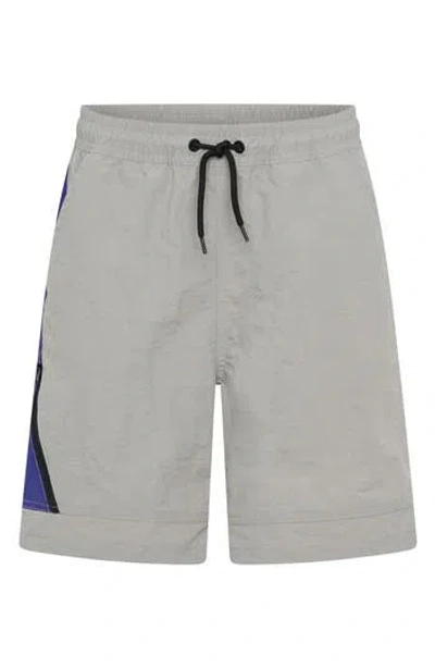 Tiny Tribe Kids' Segment Hybrid Shorts In Gray