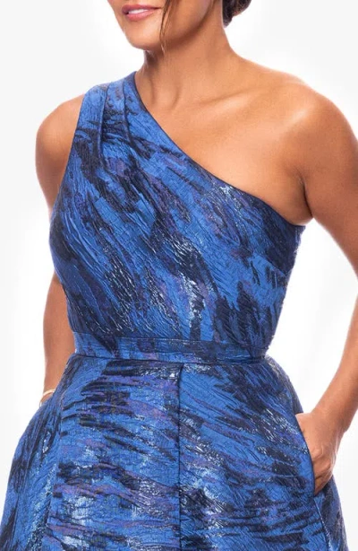 Xscape Evenings One Shoulder Brocade Ballgown