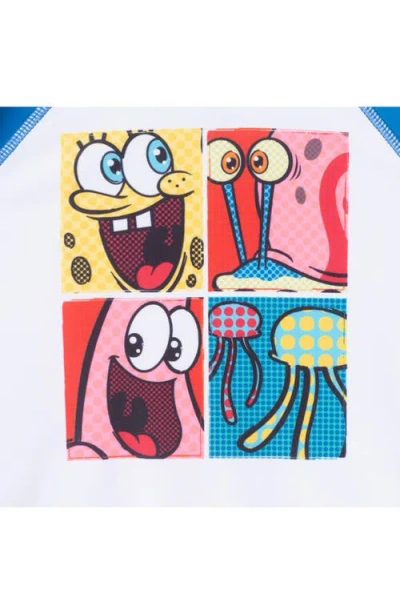 Andy & Evan X Spongebob Squarepants™ Two-piece Rashguard Swimsuit In Multi